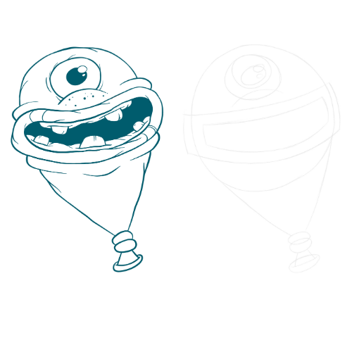 Tập tô màu Mindmap Coloring Book chủ đề Learning Tools, Skin and Food